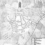 Plano de Agoitz, de Ibarlucea, del Atlas de Navarra, de 1886.