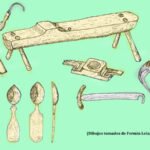 Herramientas del kuxetagilea. (Montaje gr&aacute;fico a partir de dibujos tomados del estudio de Leizaola, 1978)